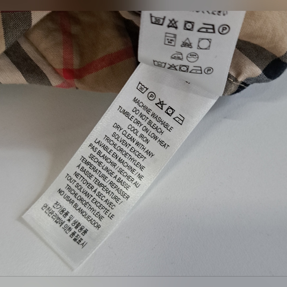 Burberry Baby One Piece Full Jumpsuit Bodysuit Iconic Nova Check Size 18M 65cm - Picture 9 of 12